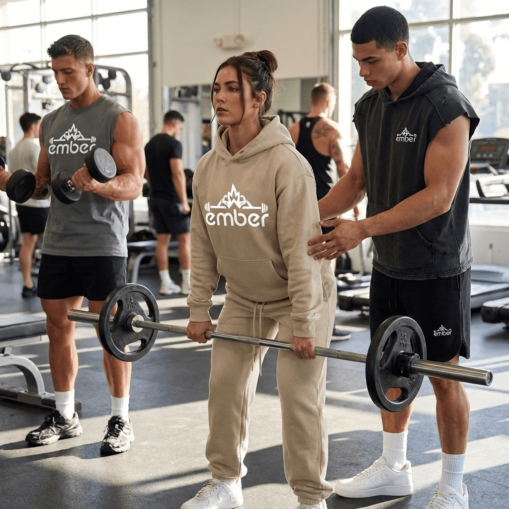 Barbell squat in Ignite collection